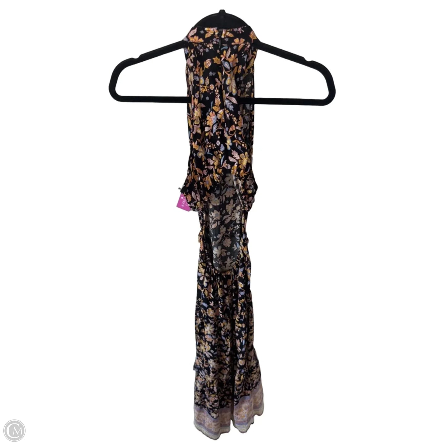Dress Casual Midi By Hyfve In Black & Yellow, Size: S