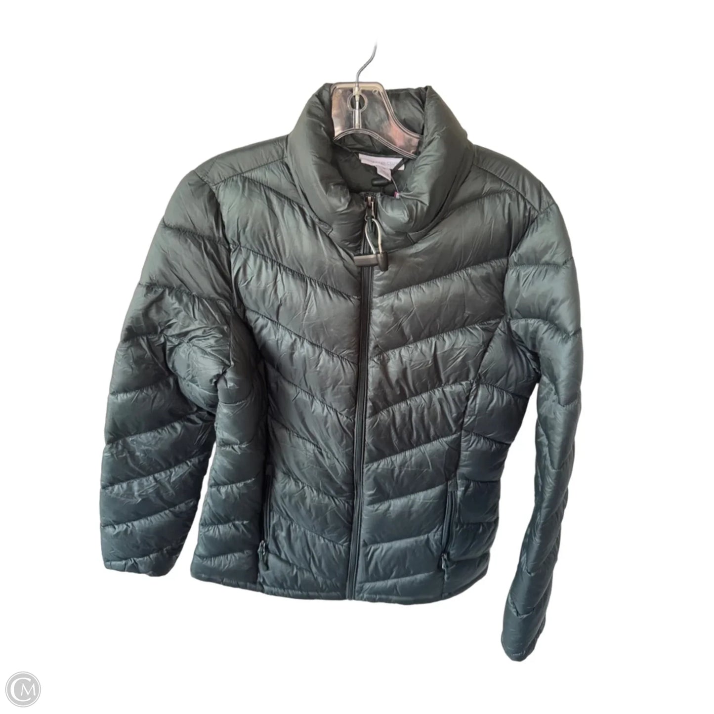 Jacket Puffer & Quilted By Charter Club In Green, Size: M