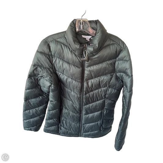 Jacket Puffer & Quilted By Charter Club In Green, Size: M