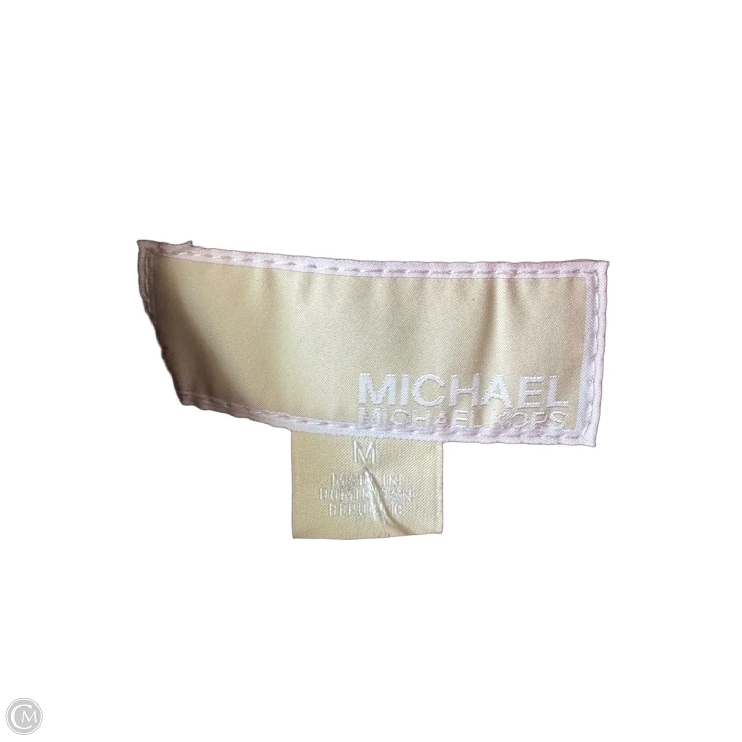 Coat Wool By Michael By Michael Kors In Maroon, Size: M