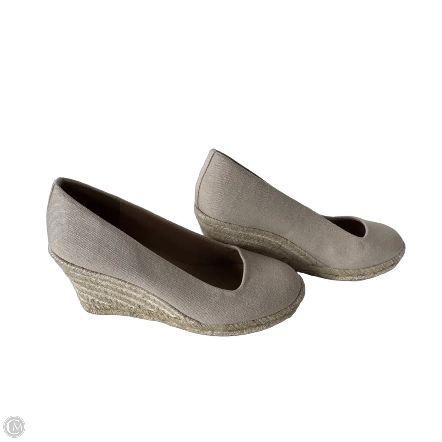 Shoes Heels Wedge By J. Crew In Tan, Size: 5.5
