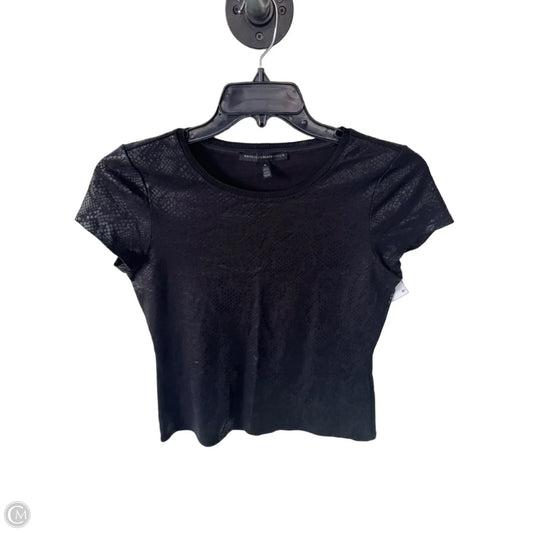 Top Short Sleeve By White House Black Market In Snakeskin Print, Size: M