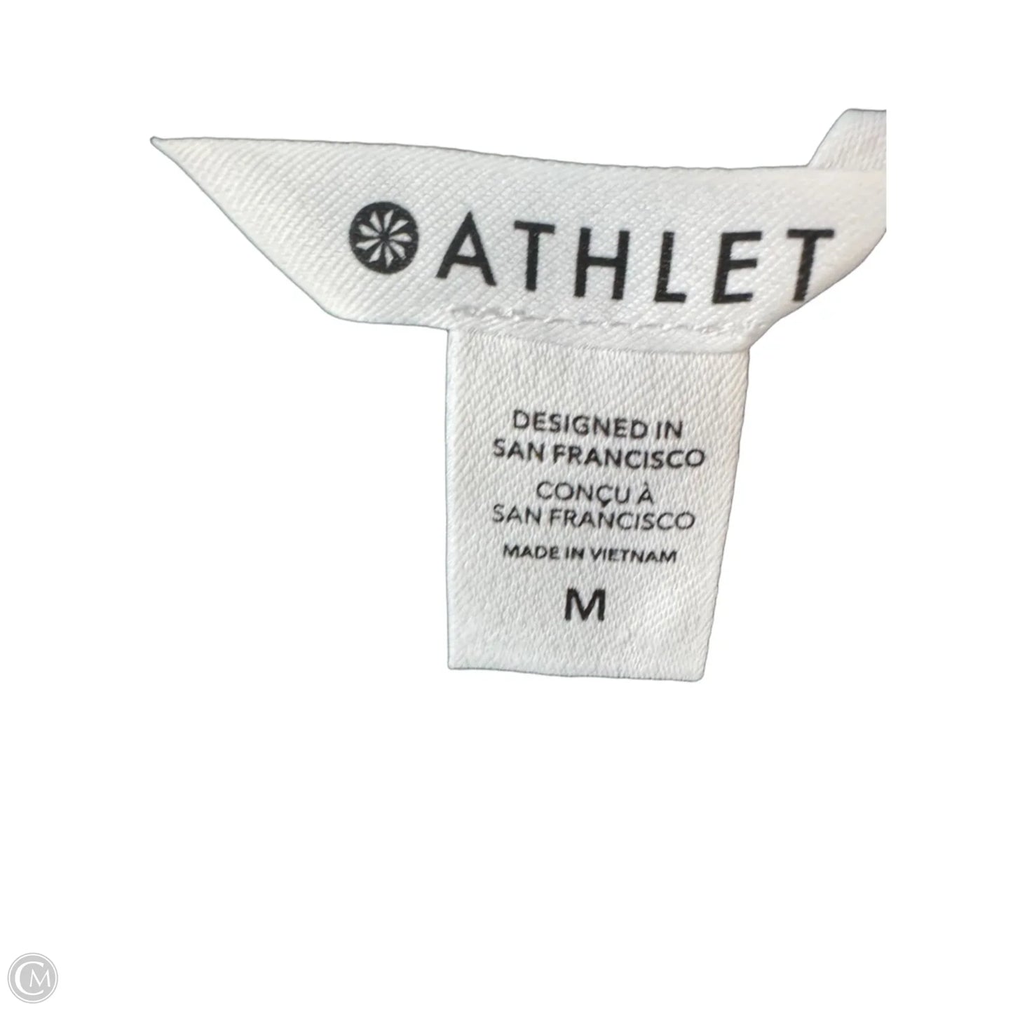 Athletic Top Short Sleeve By Athleta In Teal, Size: M