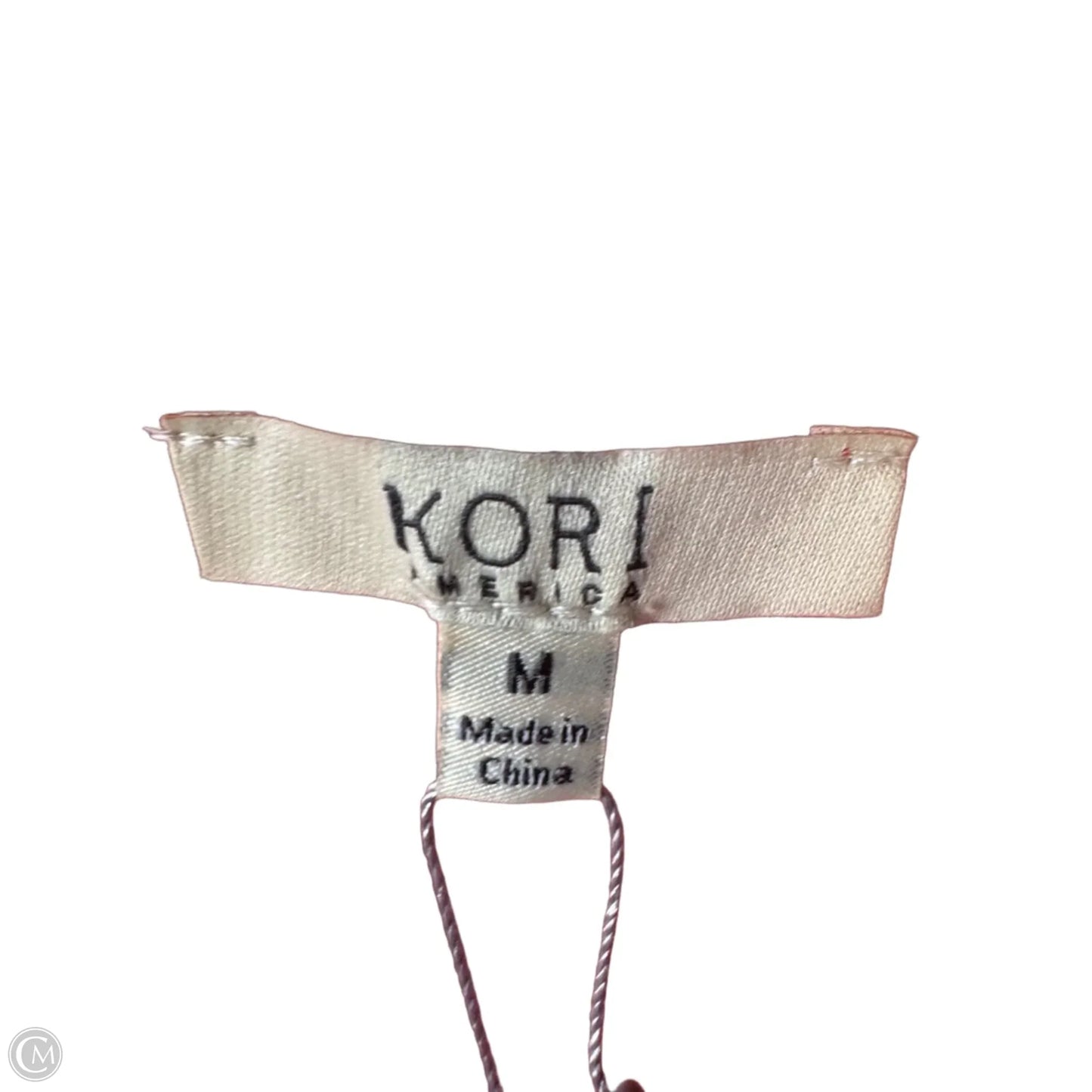 Top Sleeveless By Kori America In Orange, Size: M