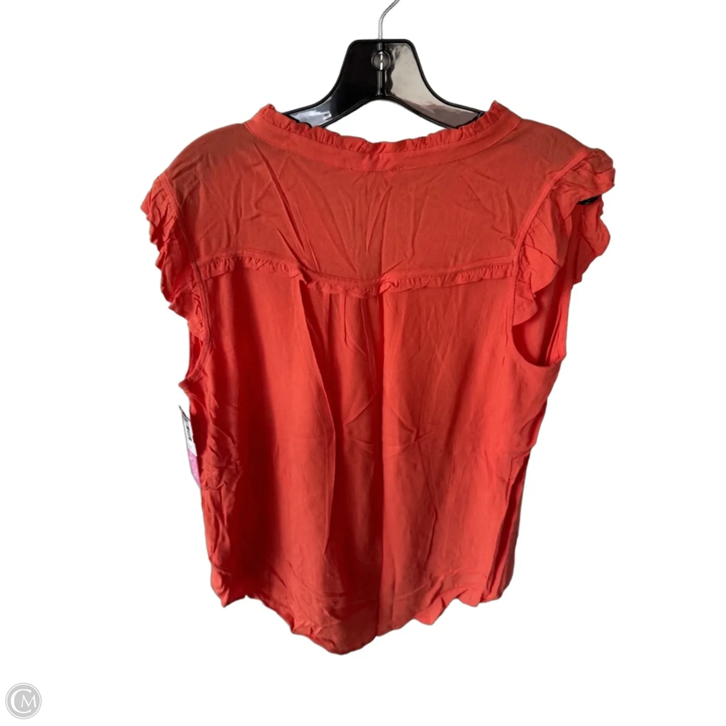 Top Sleeveless By Kori America In Orange, Size: M