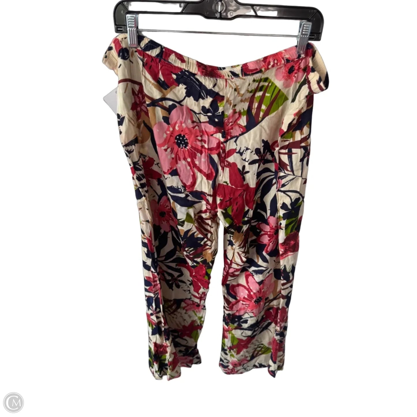 Pants Wide Leg By Cme In Cream & Red, Size: 16