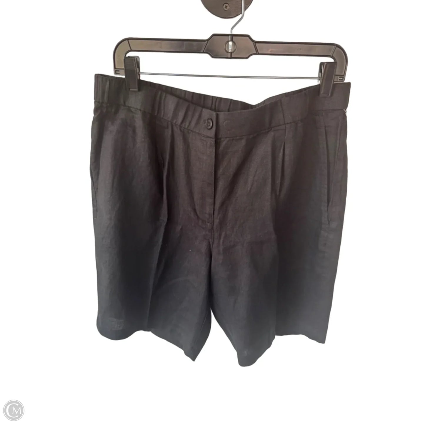 Shorts By Eileen Fisher In Black, Size: 8p
