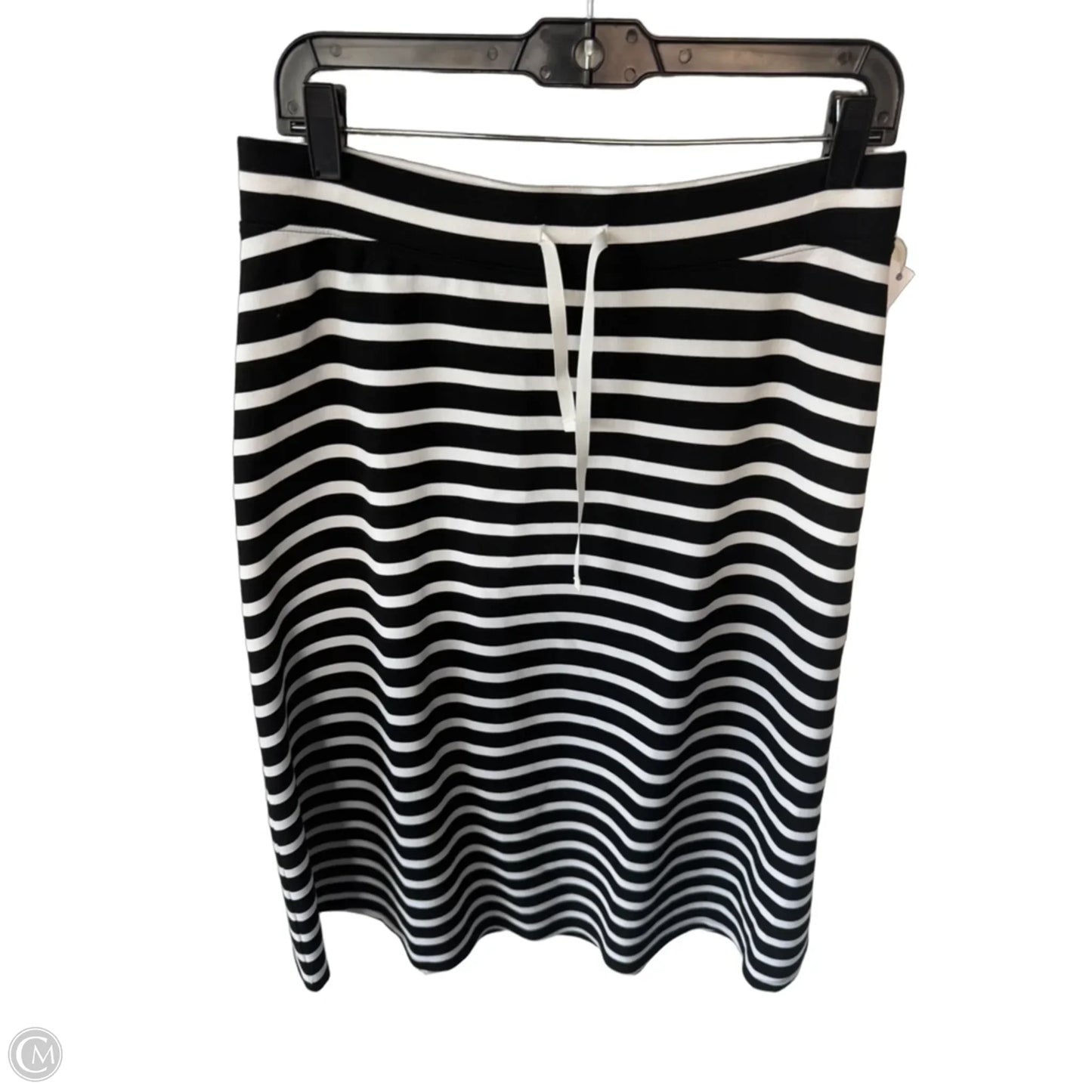 Skirt Midi By Talbots In Black & White, Size: 8p