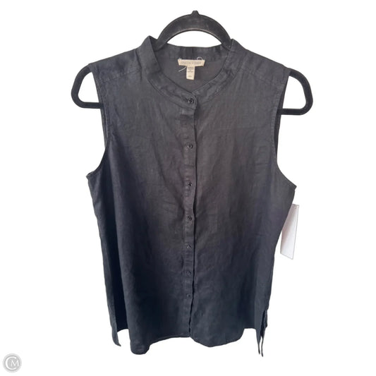 Tunic Sleeveless By Eileen Fisher In Black, Size: M