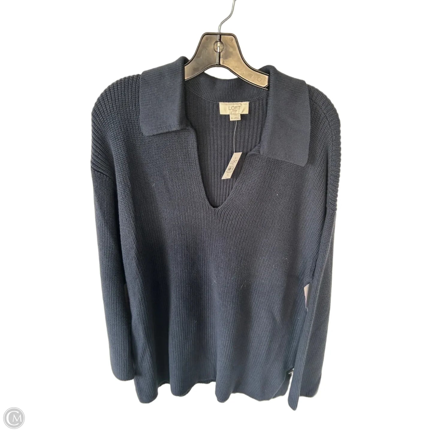 Sweater By Loft In Blue, Size: Xl