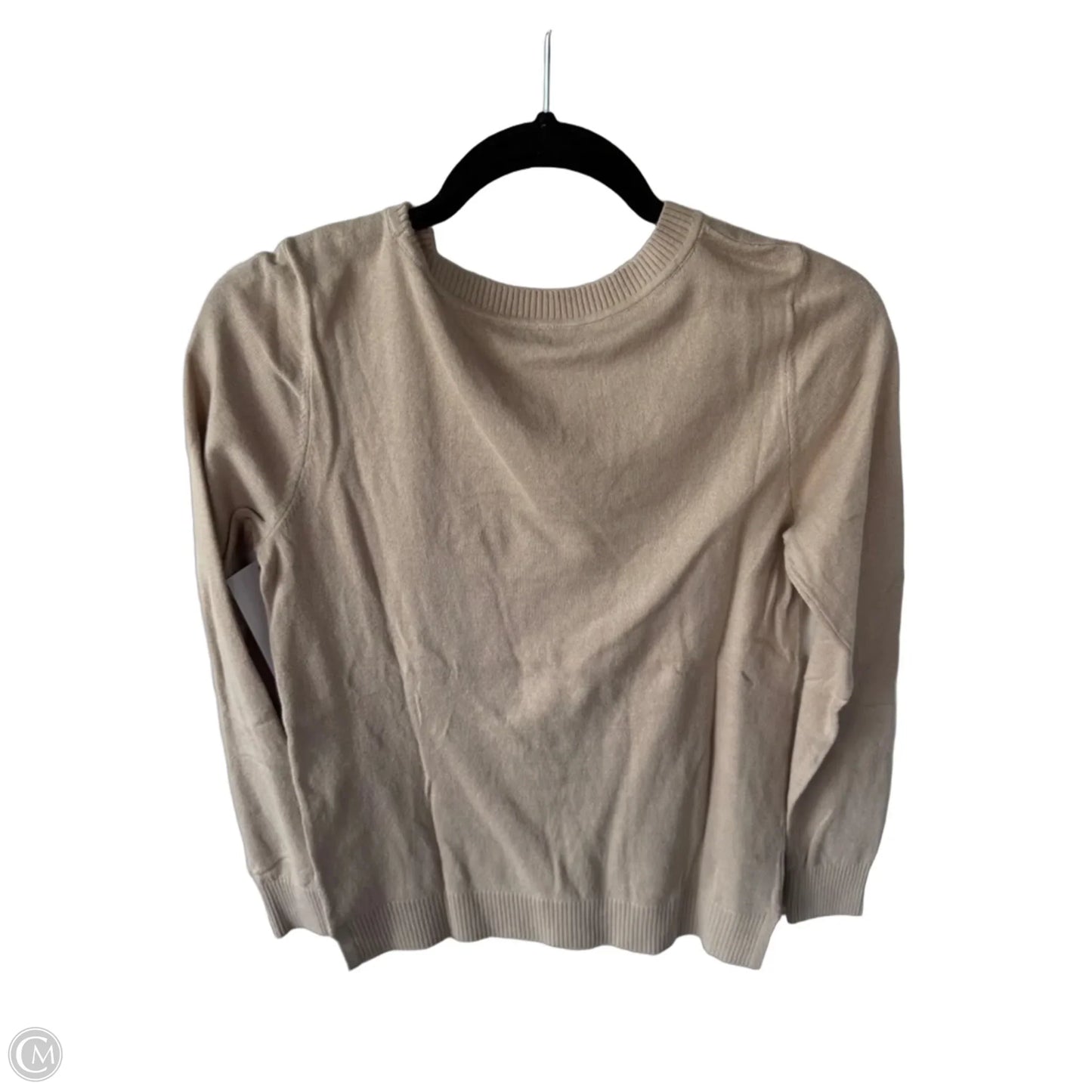 Sweater By Loft In Tan & White, Size: Xs