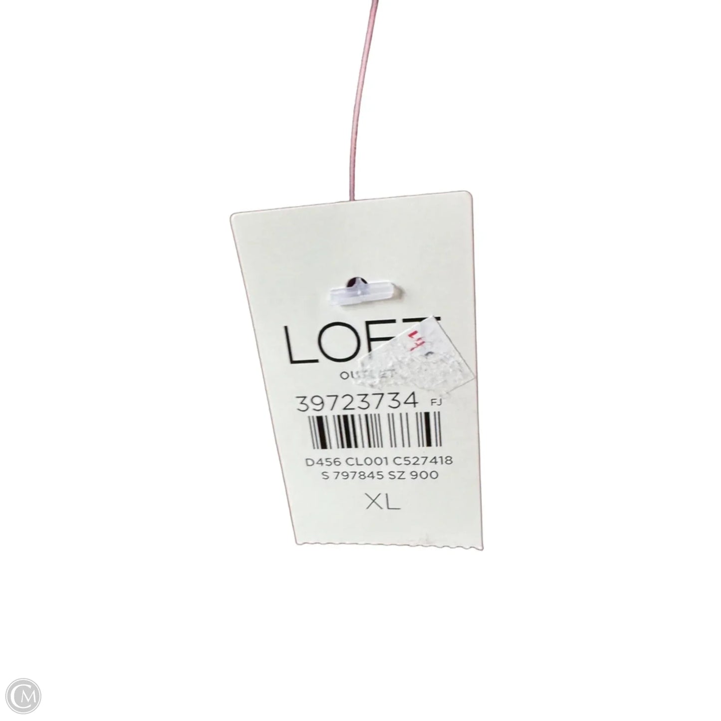 Sweater By Loft In Pink & Red, Size: Xl