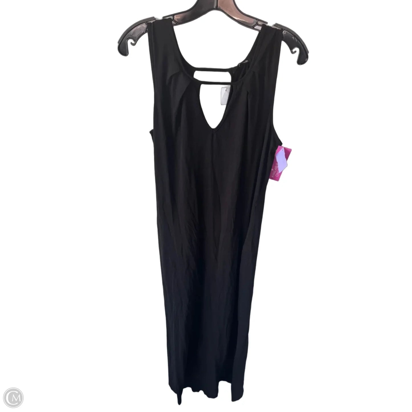 Dress Casual Maxi By La Made In Black, Size: L