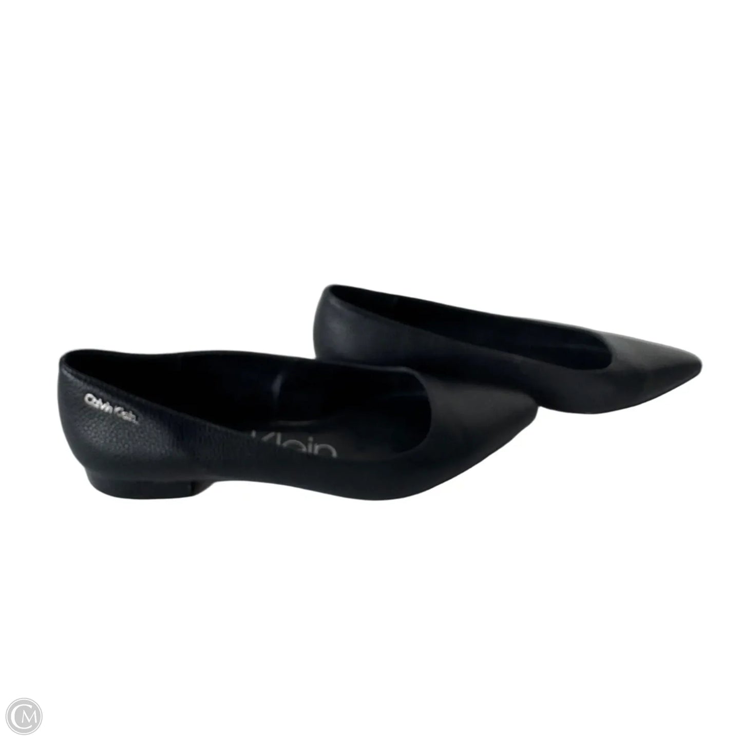 Shoes Flats By Calvin Klein In Black, Size: 8