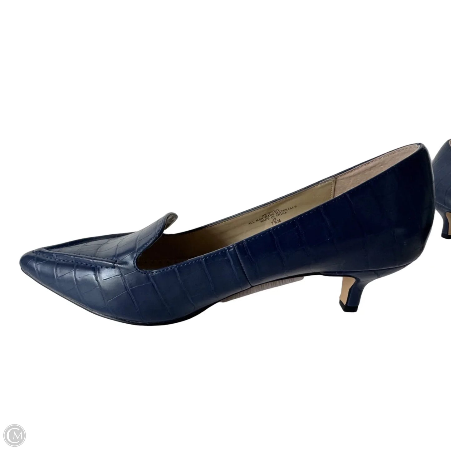 Shoes Heels Kitten By Adrienne Vittadini In Blue, Size: 7.5