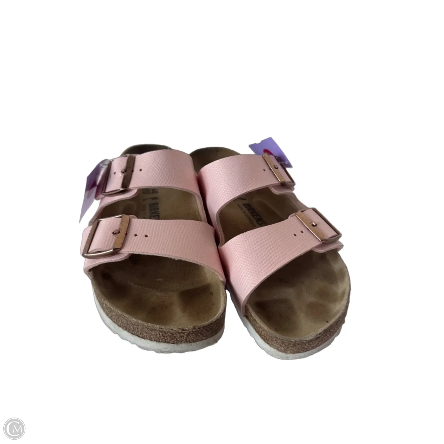 Sandals Flats By Birkenstock In Pink, Size: 9