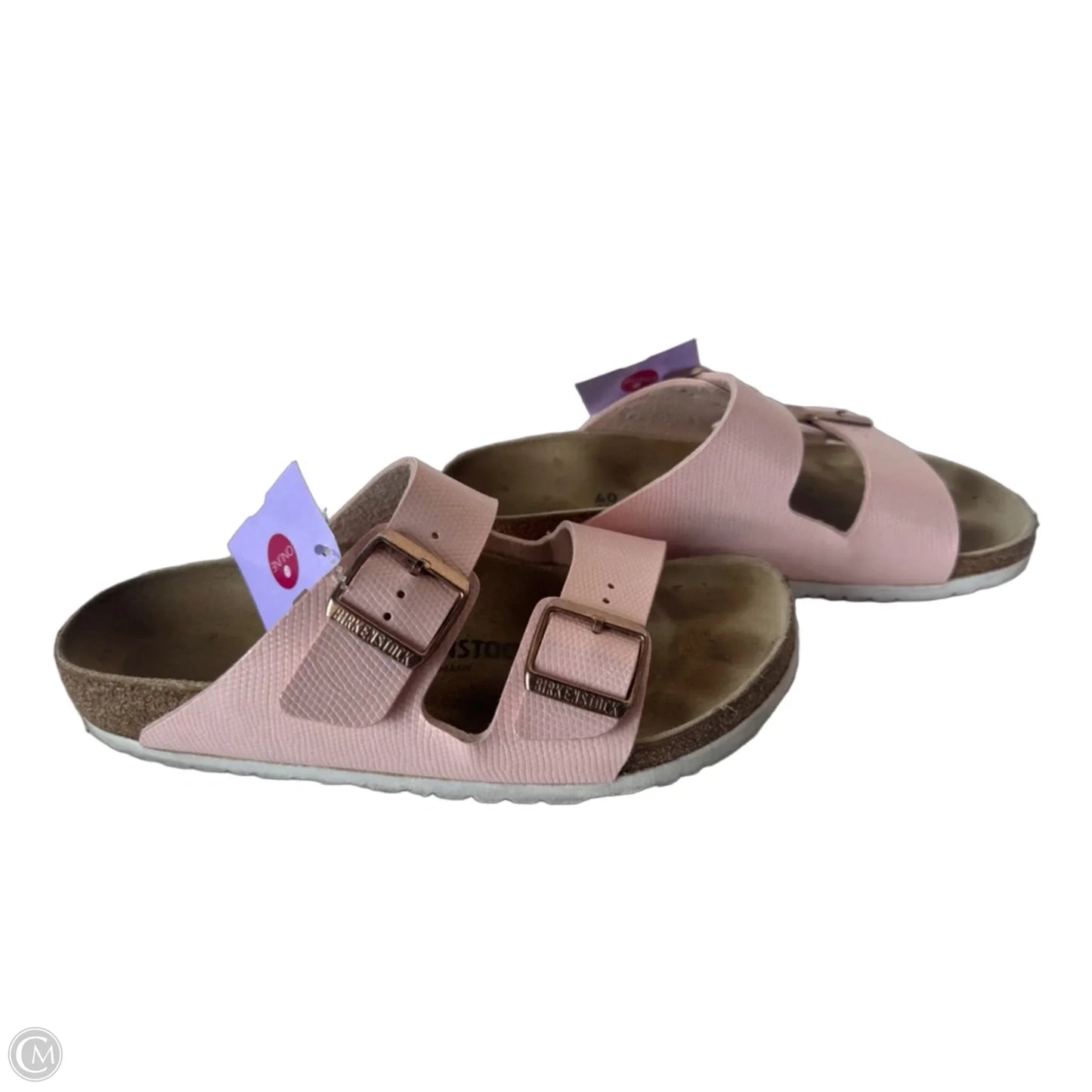 Sandals Flats By Birkenstock In Pink, Size: 9