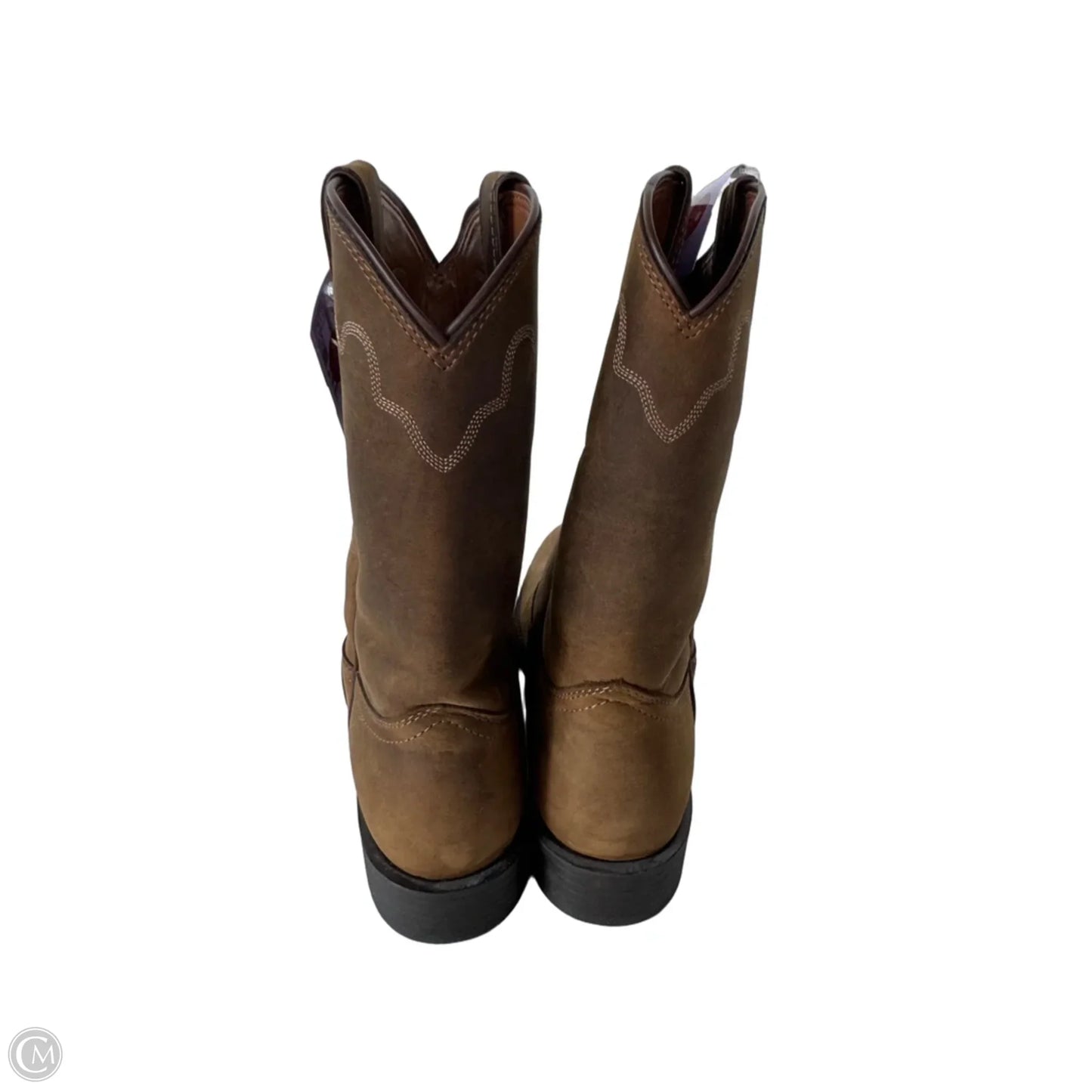 Boots Western By Justin In Brown, Size: 9
