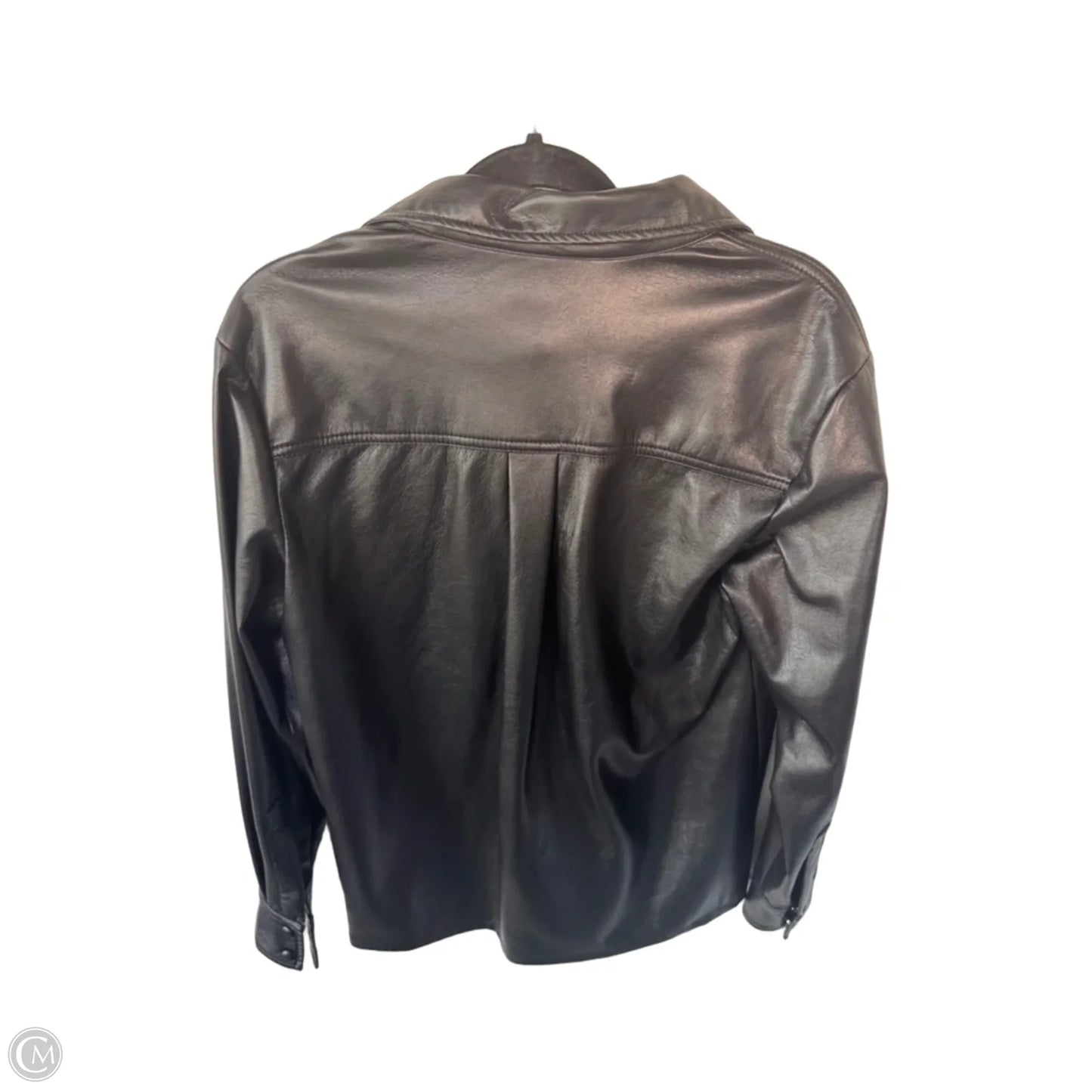 Jacket Shirt By Good American In Black, Size: Xs