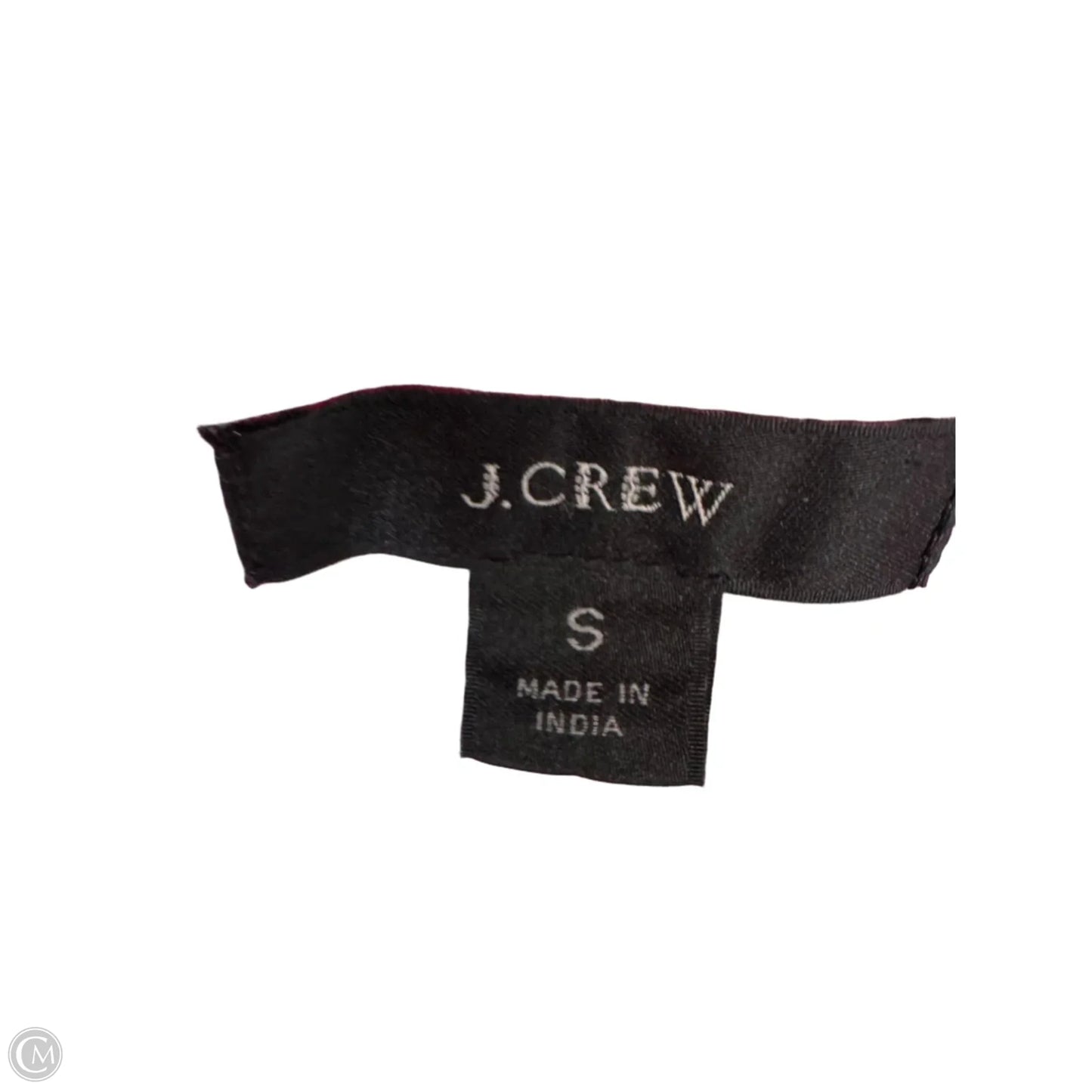 Blouse Long Sleeve By J. Crew In Pink & White, Size: S