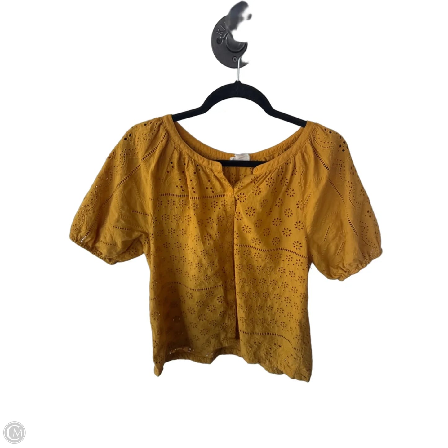 Top Sleeveless By Nicole Lee In Gold, Size: M