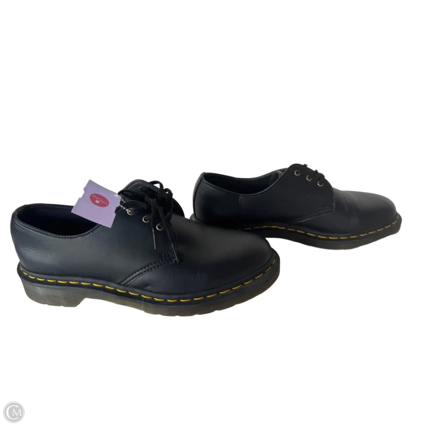 Shoes Flats By Dr Martens In Black, Size: 10