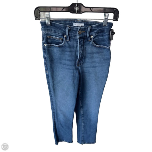 Jeans Straight By Good American In Blue Denim, Size: 0