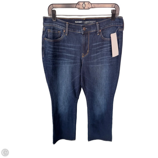 Jeans Wide Leg By Old Navy In Blue Denim, Size: 10p