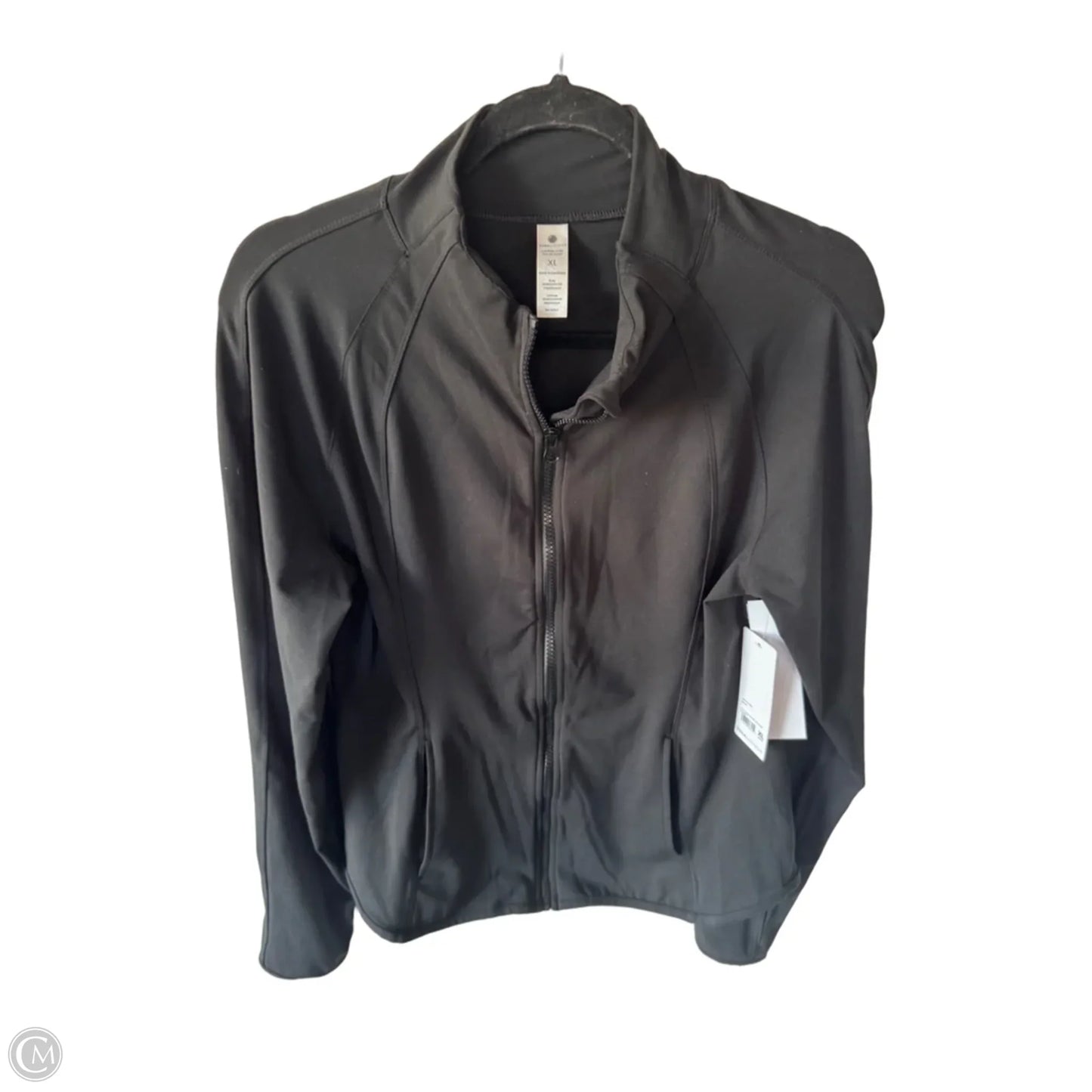 Athletic Jacket By Yogalicious In Black, Size: Xl