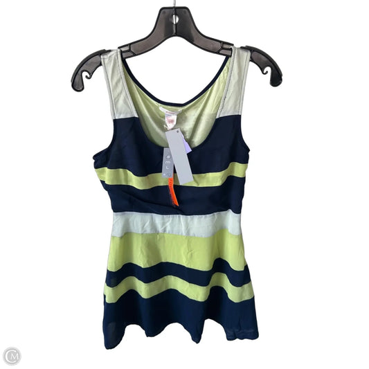 Dress Work By Esley In Blue & Green, Size: S