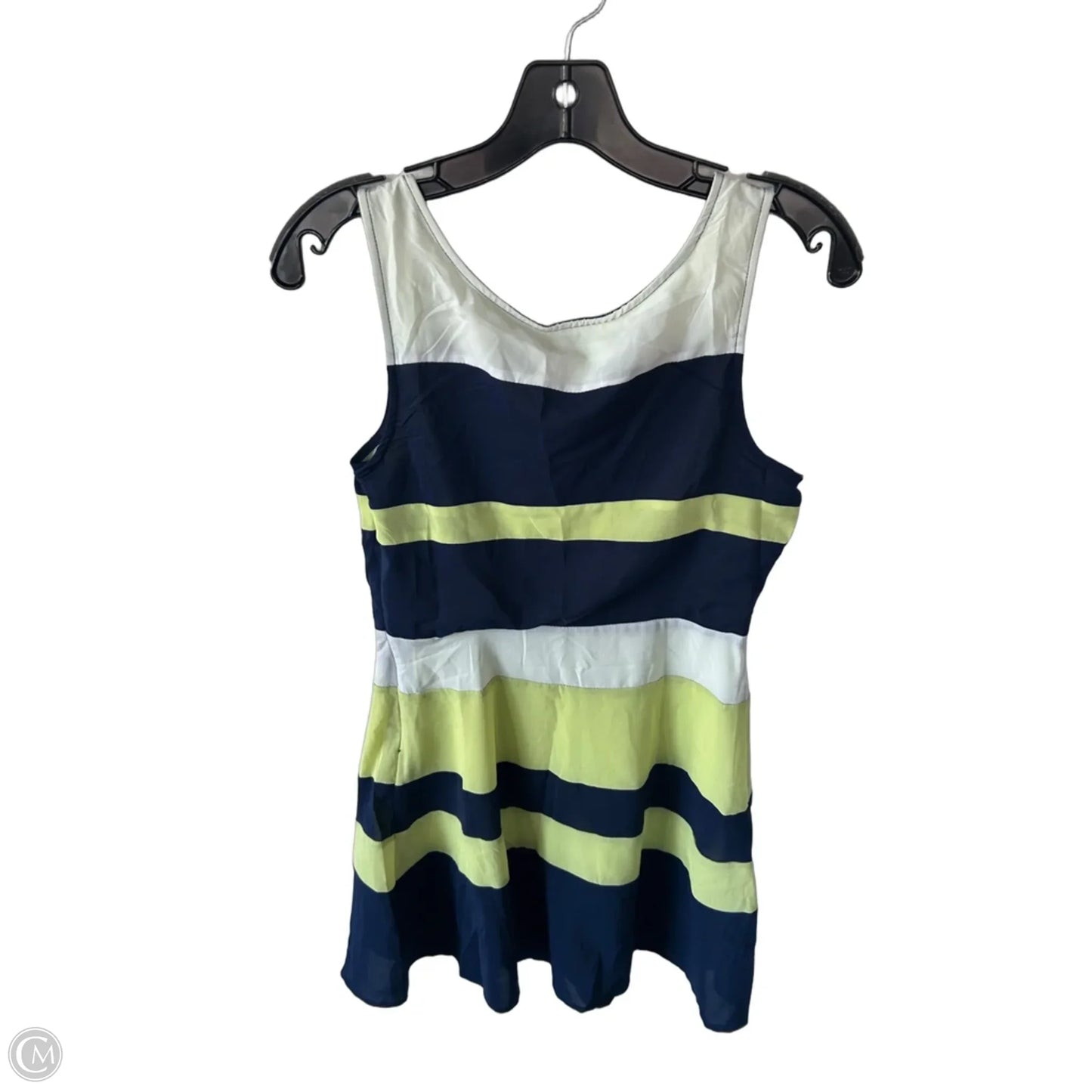 Dress Work By Esley In Blue & Green, Size: S