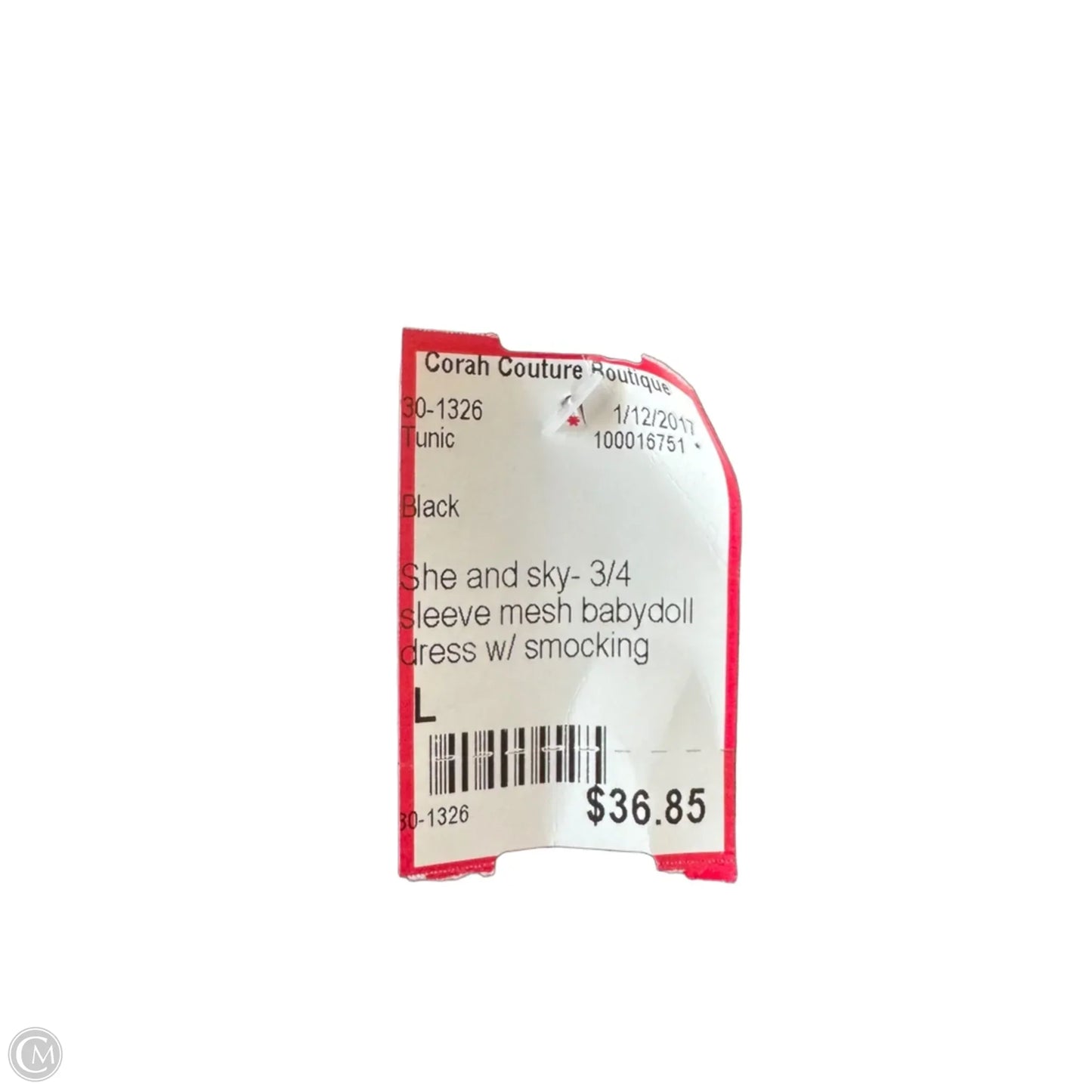Dress Party Short By She + Sky In Black, Size: L