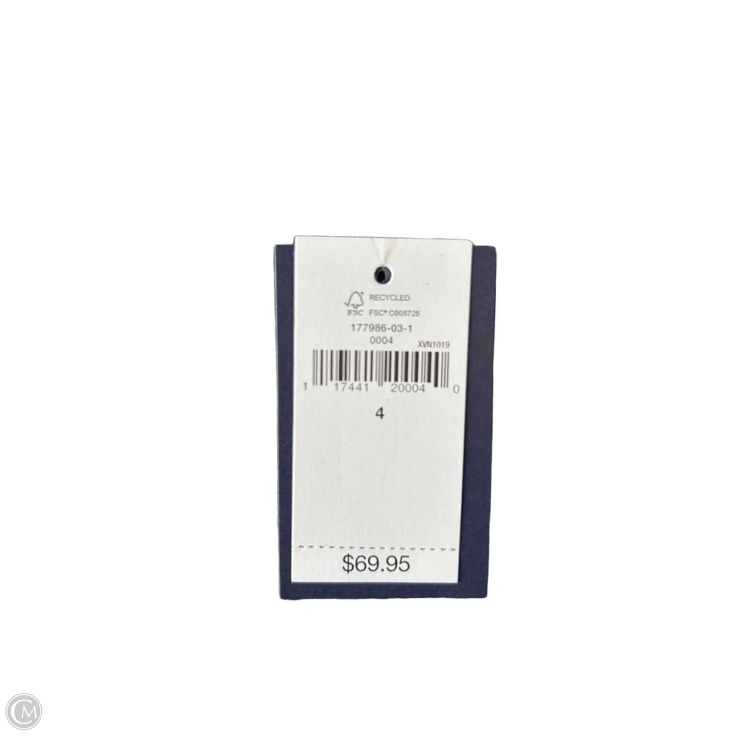 Dress Work By Gap In Blue & White, Size: S