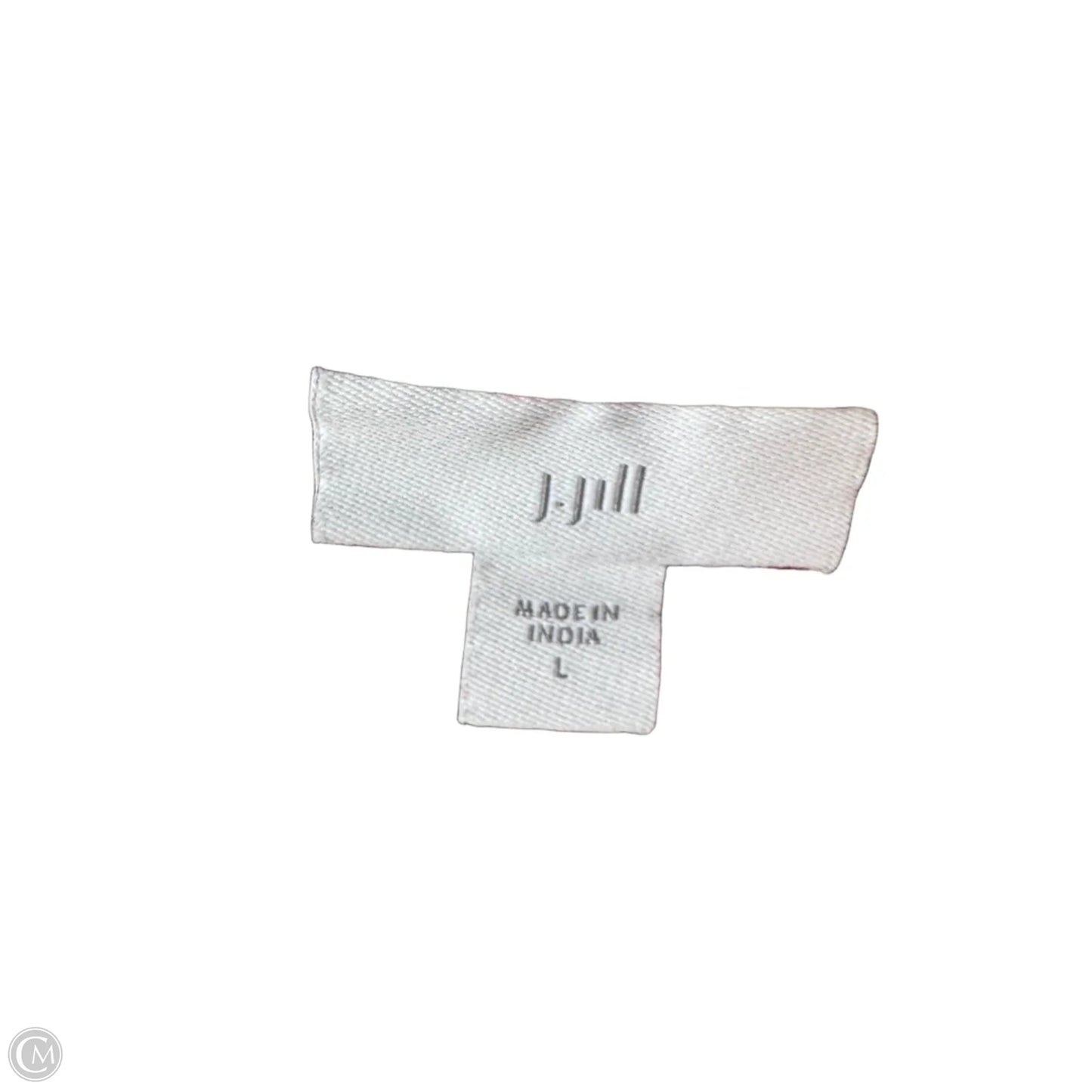Tunic Long Sleeve By J. Jill In Red & White, Size: L