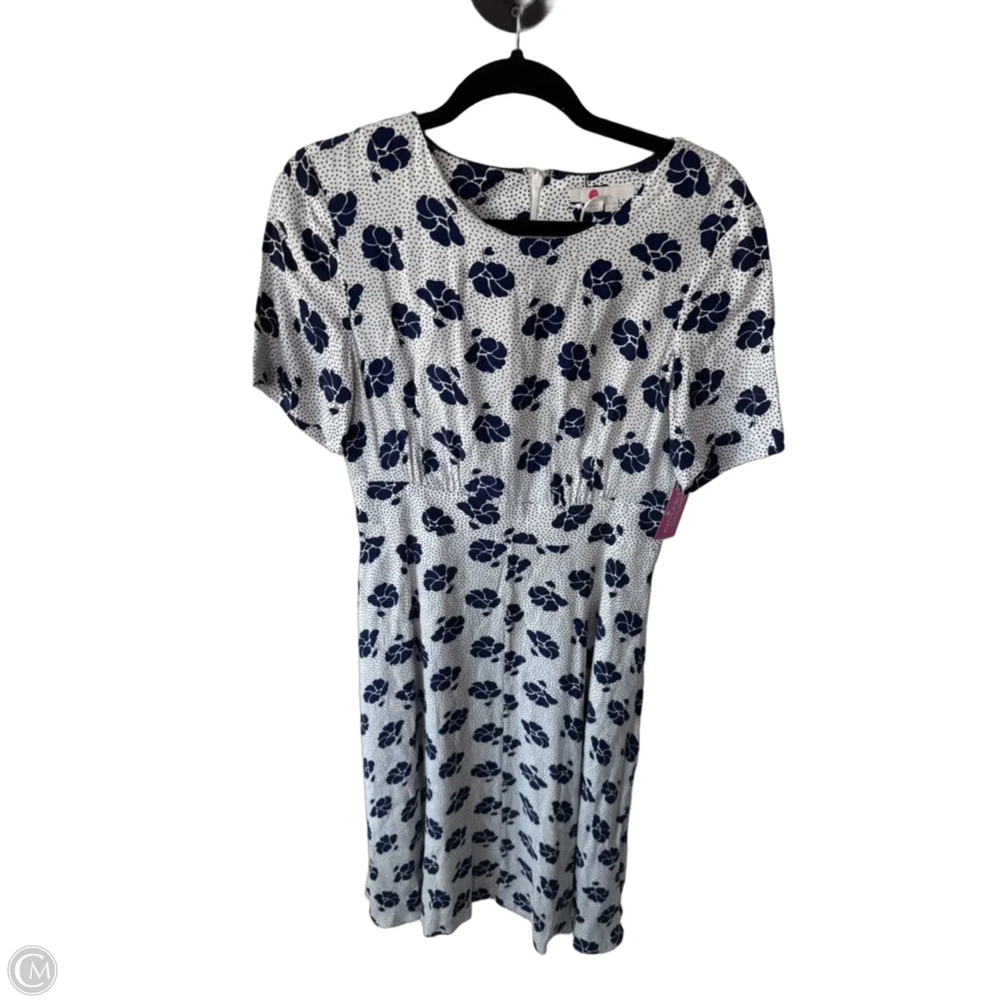 Dress Work By Boden In Blue & White, Size: S