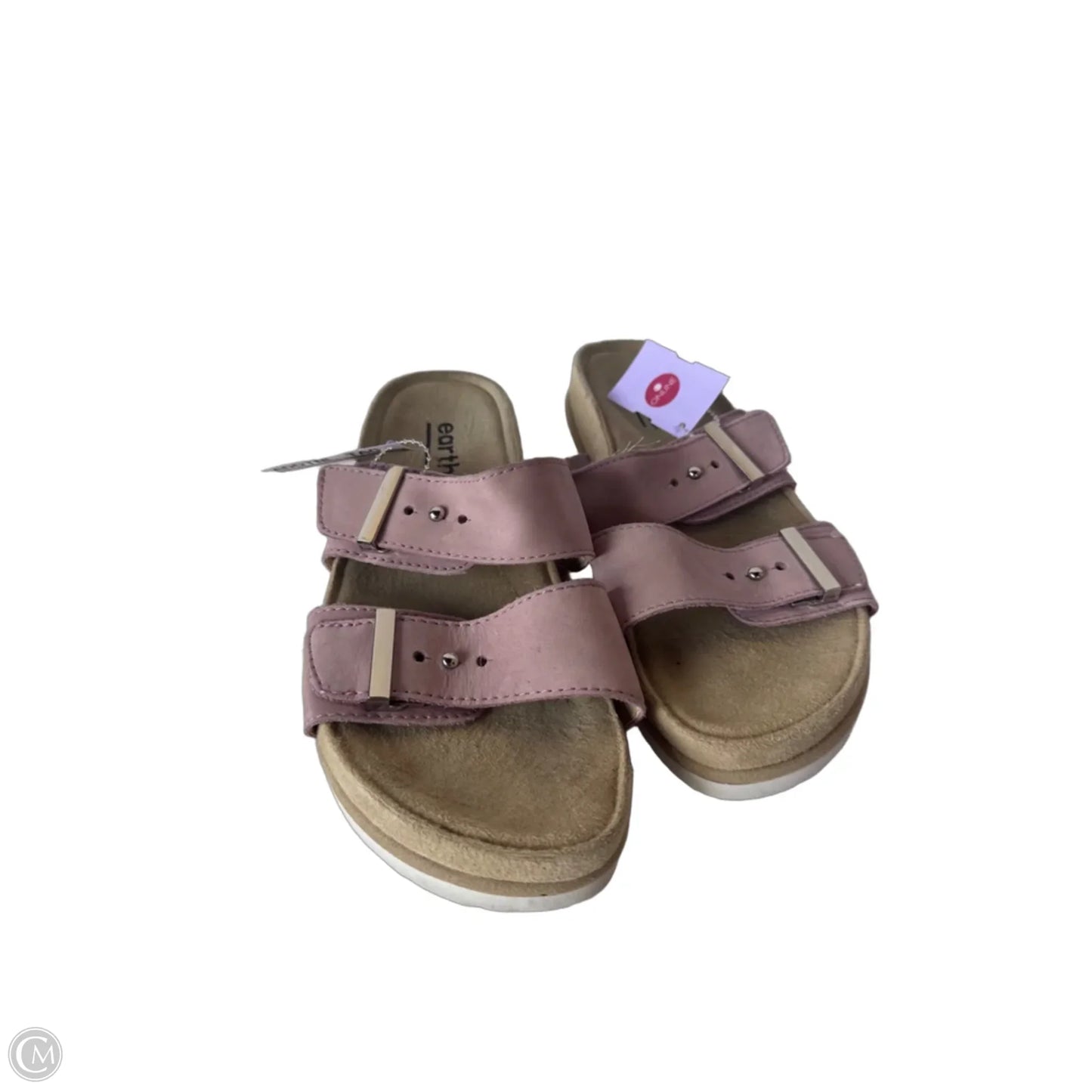 Sandals Flats By Earth In Pink, Size: 8.5