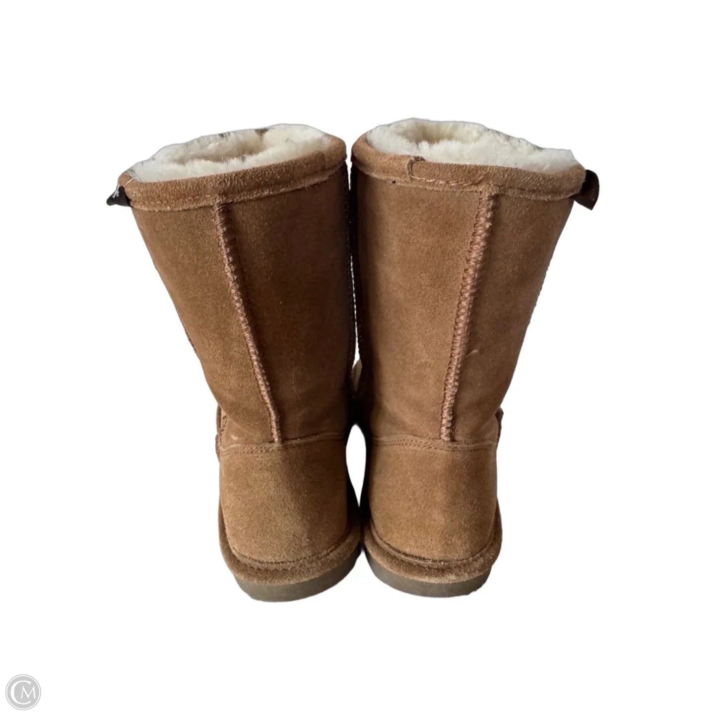 Boots Mid-calf Flats By Natural Reflections In Brown, Size: 7