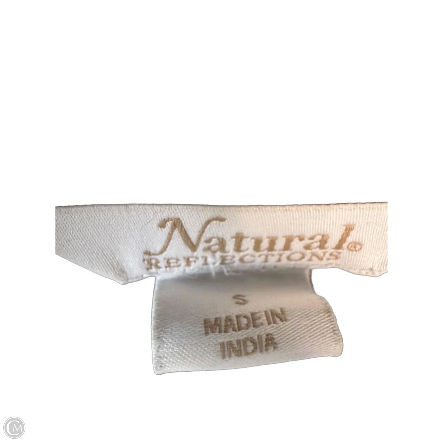 Jacket Shirt By Natural Reflections In Blue, Size: S