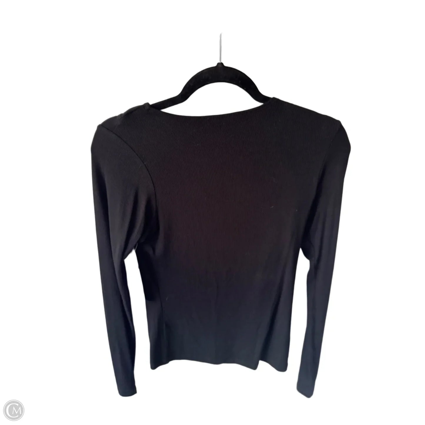 Top Long Sleeve By Lna In Black, Size: S