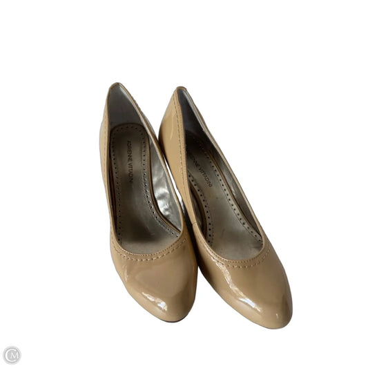 Shoes Heels Wedge By Adrienne Vittadini In Tan, Size: 6