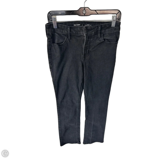 Jeans Boot Cut By Old Navy In Black Denim, Size: 4