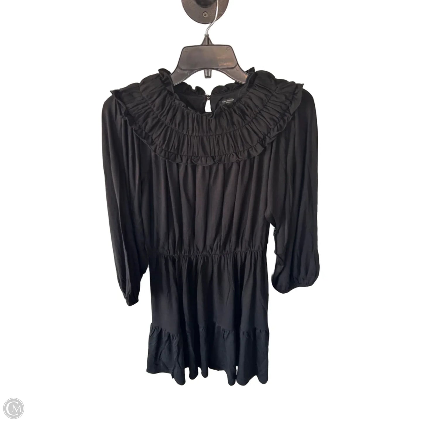 Dress Casual Short By Ann Taylor In Black, Size: Sp