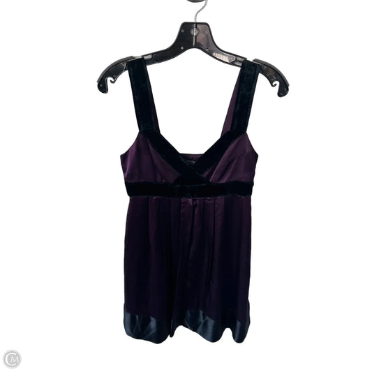 Dress Party Short By Banana Republic In Black & Purple, Size: Xsp