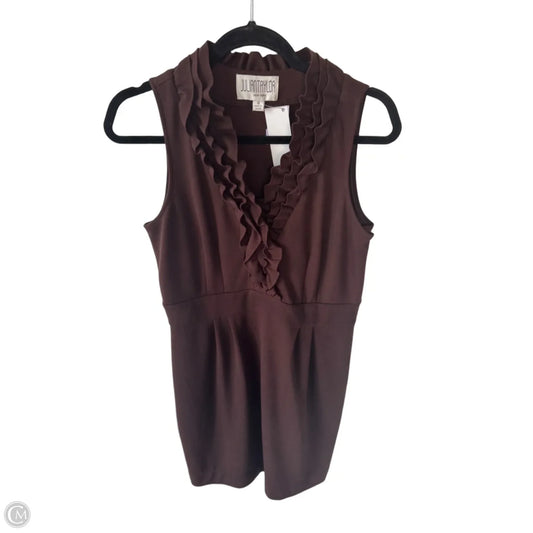 Dress Work By Julian Taylor In Brown, Size: L