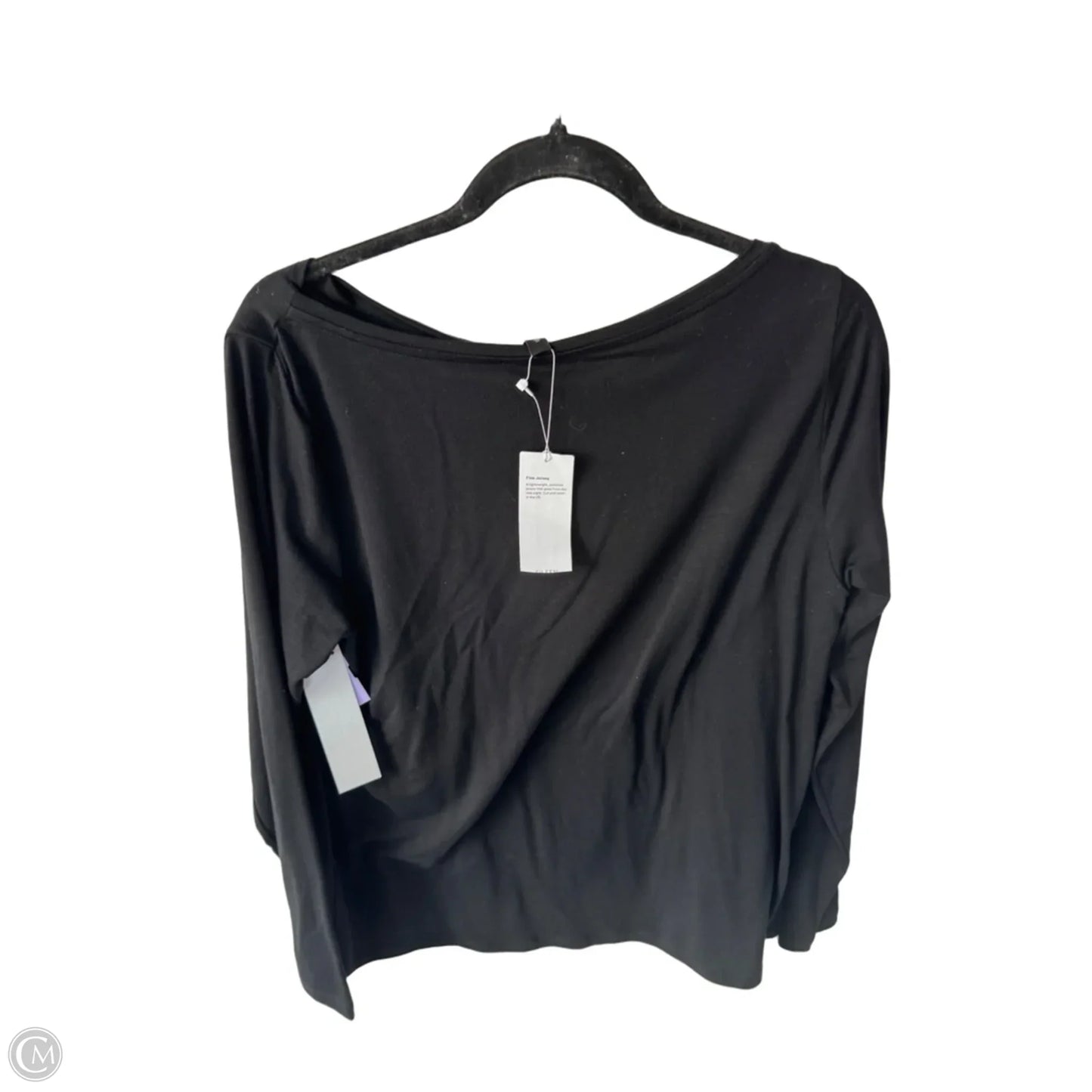 Top Long Sleeve By Eileen Fisher In Black, Size: M