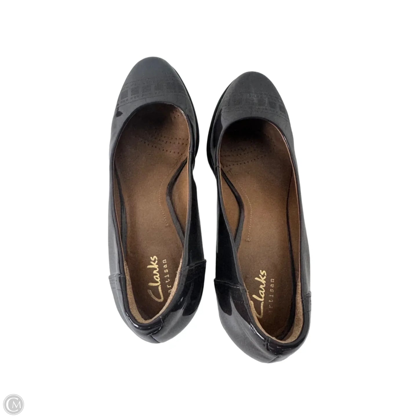 Shoes Heels Block By Clarks In Brown, Size: 9