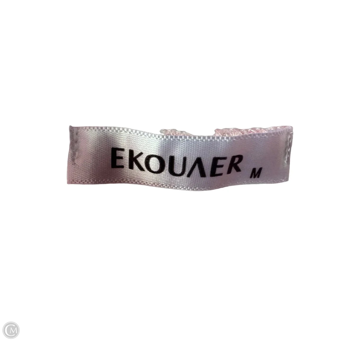 Nightgown By Ekouaer In Pink & White, Size: L