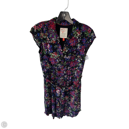 Dress Work By Anthropologie In Black & Purple, Size: S