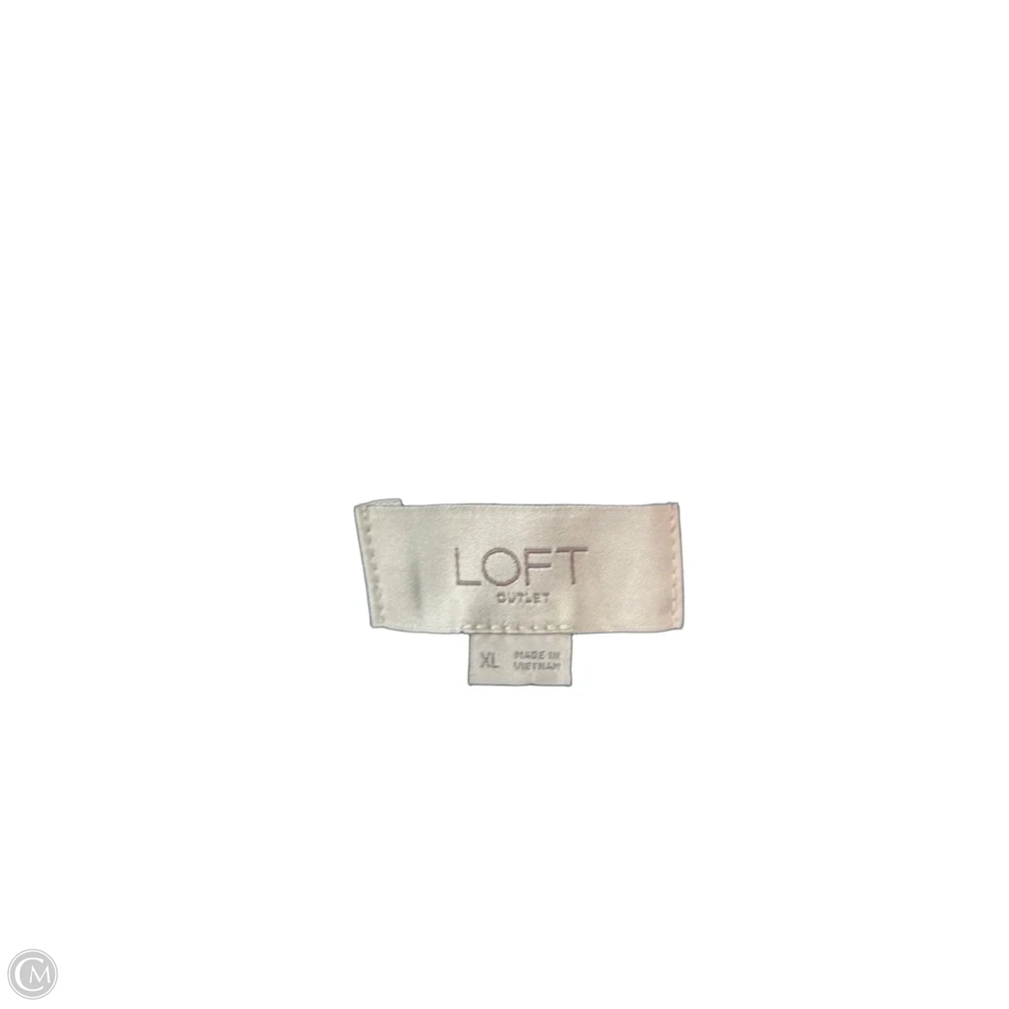 Dress Work By Loft In Blue & Pink, Size: Xl