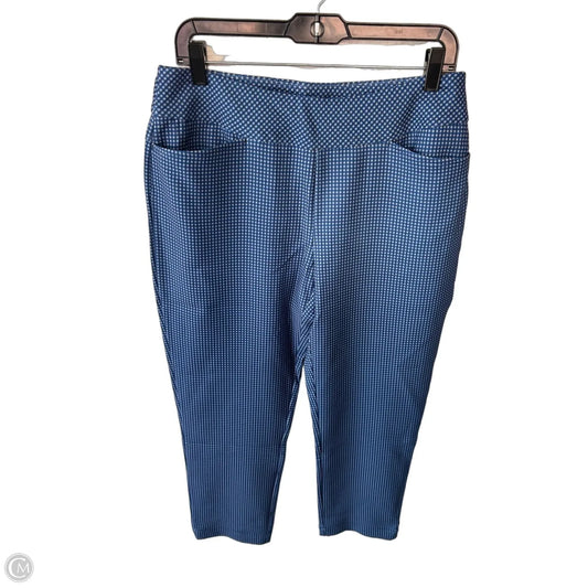 Athletic Pants By Clothes Mentor In Blue & Grey, Size: Xl